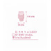Дитячий нічник в розетку Dalber MOON PINK 61235S