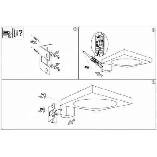 Бра Ideal Lux FLAP 155418