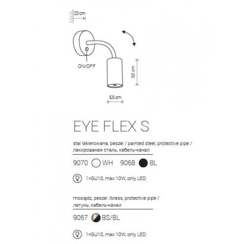 Бра Nowodvorski EYE FLEX S 9068