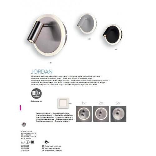 Бра Trio JORDAN 229210232