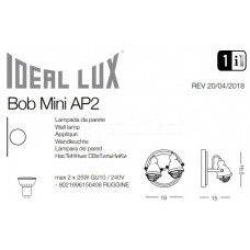 Бра Ideal Lux BOB MINI 156408