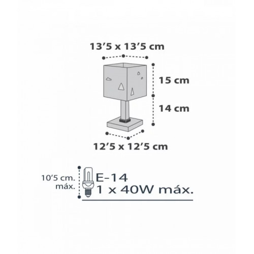Настільна лампа Dalber Hello Little 73241