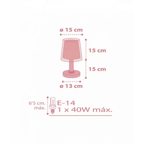 Настільна лампа Dalber LIGHT FEELING PINK 81191S