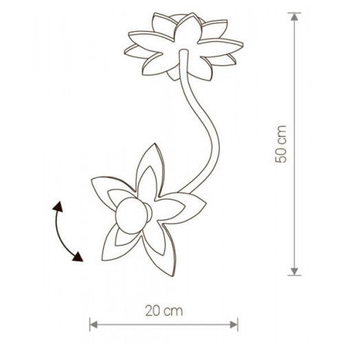 Бра Nowodvorski FLOWERS 6897