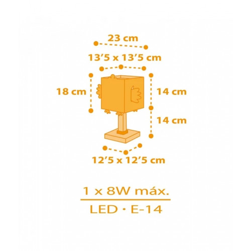 Настільна лампа Dalber LITTLE CHICKEN 64641