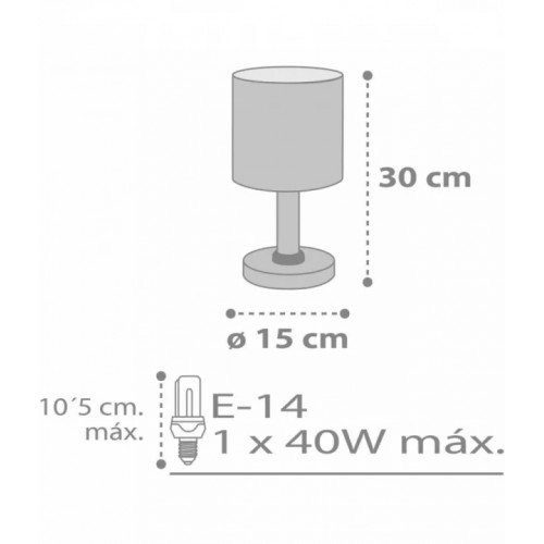 Настільна лампа Dalber Sweet Dreams Pink 62011S