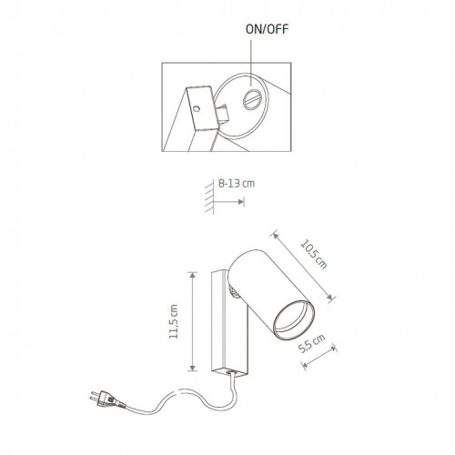 Бра Nowodvorski MONO 7787