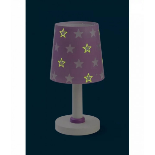 Настільна лампа Dalber Stars 81211L , пурпурна