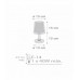 Настільна лампа Dalber LIGHT FEELING GREY 81191E