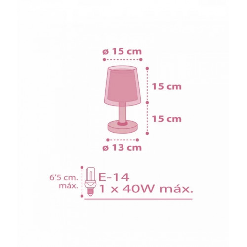 Настільна лампа Dalber DREAM FLOWERS PINK 81171S