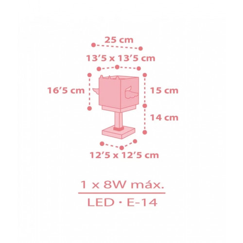 Настільна лампа Dalber LITTLE UNICORN 64591