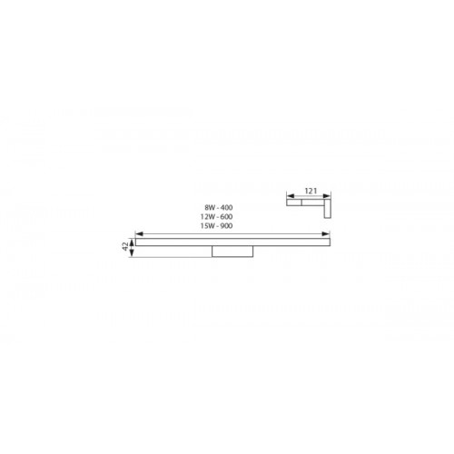 Бра Kanlux ASTEN LED IP44 12W-NW 26681