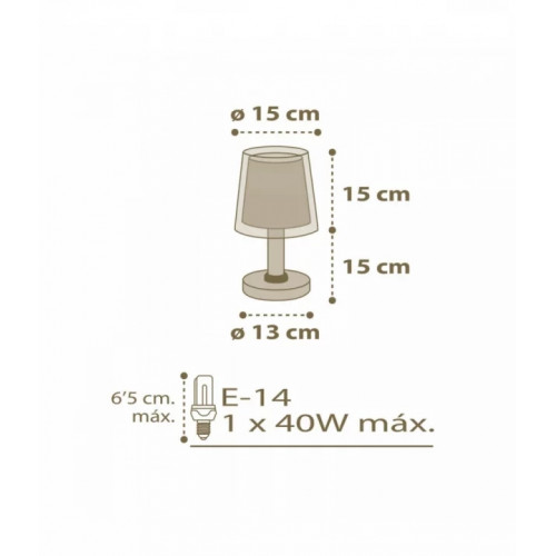 Настільна лампа Dalber VICHY 80221B