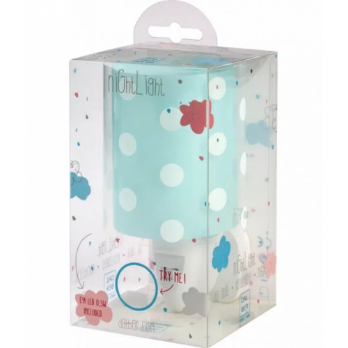 Дитячий нічник в розетку Dalber DOTS GREEN 41005H