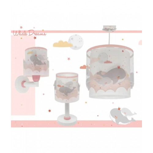 Дитяча люстра Dalber WHALE DREAMS PINK 61172S