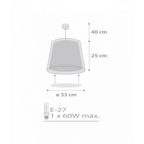 Дитяча люстра Dalber LIGHT FEELING GREY 81192E