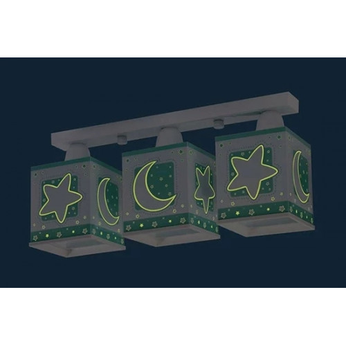 Дитяча люстра Dalber MOONLIGHT Green 63233NH