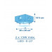 Дитяча люстра Dalber MOONLIGHT Blue 63236T