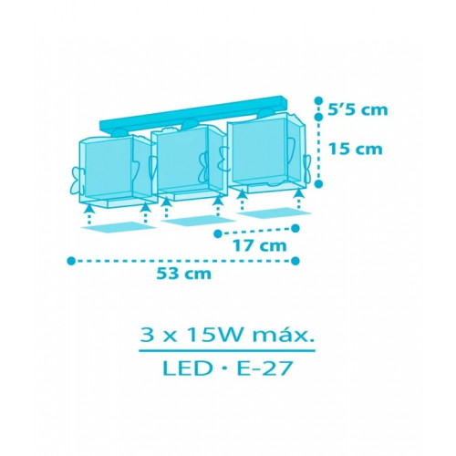 Дитяча люстра Dalber LITTLE FRIENDS 64392