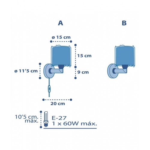 Бра в дитячу Dalber PLANETS 41349