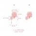 Бра в дитячу Dalber WHALE DREAMS PINK 61179S