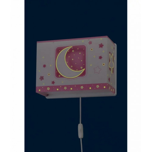 Дитяче бра Dalber MOONLIGHT Pink 63238S