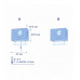 Дитяче бра Dalber MOONLIGHT Blue 63238T