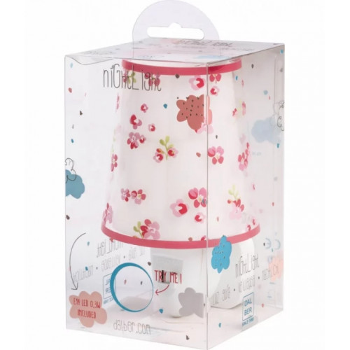 Дитячий нічник в розетку Dalber DREAM FLOWERS PINK 81175S