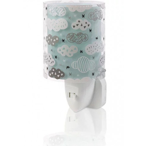 Дитячий нічник в розетку Dalber Clouds Green 41415H
