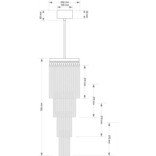 Люстра Dalber Buhas 60393