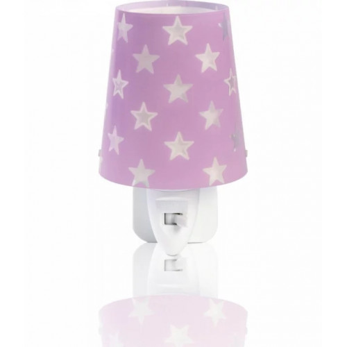 Дитячий нічник в розетку Dalber Stars Purple 81215L