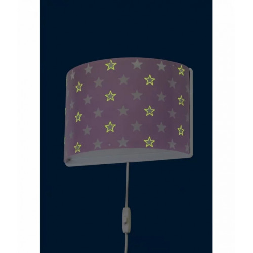Бра в дитячу Dalber STARS Purple 81218L