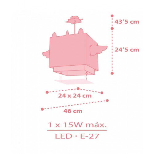 Дитяча люстра Dalber LITTLE UNICORN 64592