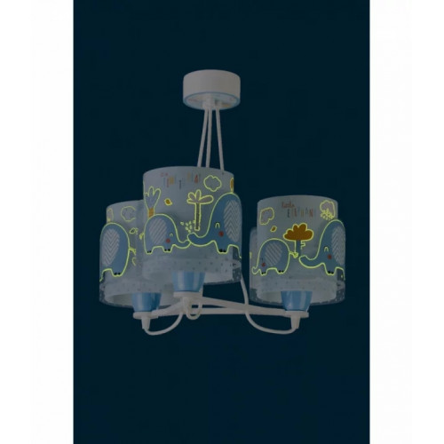 Дитяча люстра Dalber LITTLE ELEPHANT BLUE 61337T