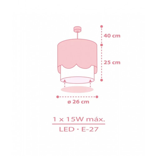 Дитяча люстра Dalber SWEET LOVE PINK 61717S