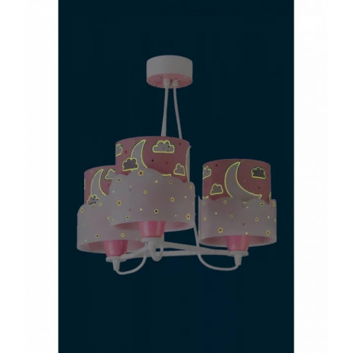 Дитяча люстра Dalber MOON PINK 61237S