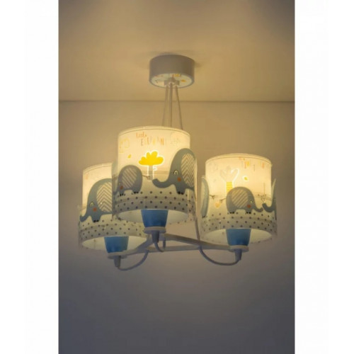 Дитяча люстра Dalber LITTLE ELEPHANT BLUE 61337T