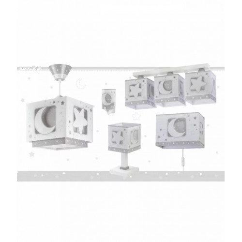 Дитячий нічник в розетку Dalber MOONLIGHT Grey 63235LE