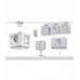 Дитячий нічник в розетку Dalber MOONLIGHT Grey 63235LE