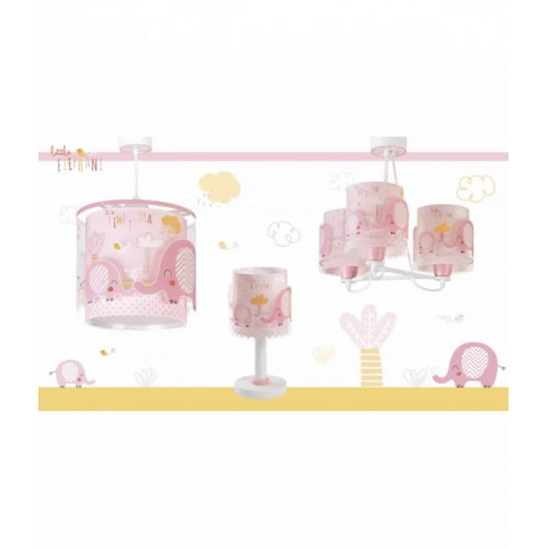 Дитяча люстра Dalber LITTLE ELEPHANT PINK 61337S