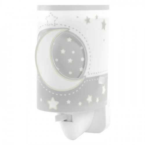 Дитячий нічник в розетку Dalber MOONLIGHT Grey 63235LE