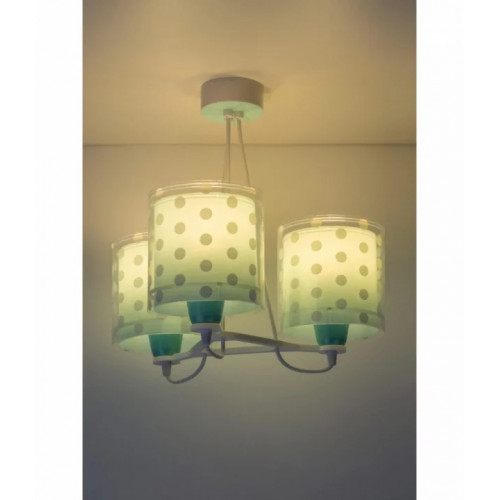 Дитяча люстра Dalber DOTS GREEN 41007H