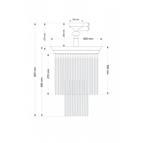 Люстра Dalber Clouds Pink 41412S