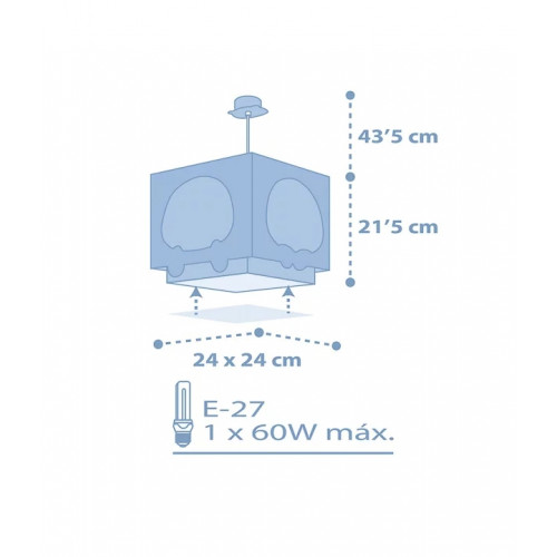 Дитяча люстра Dalber PANDA 63162T