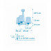 Дитяча люстра Dalber LIGHT FEELING BLUE 81197T