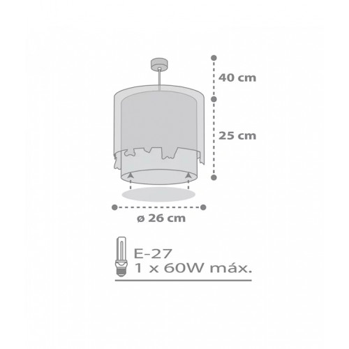 Дитяча люстра Dalber PANDA 63162T