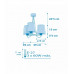 Дитяча люстра Dalber LIGHT FEELING BLUE 81197T