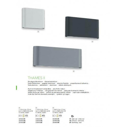 Світильник вуличний Trio 226460242 THAMES