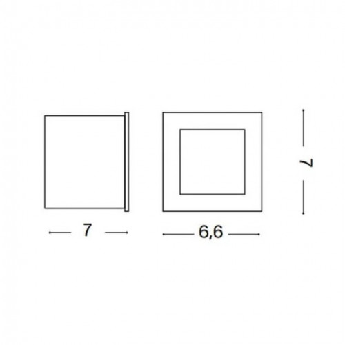 Вбудований світильник Ideal Lux 269023 BIT
