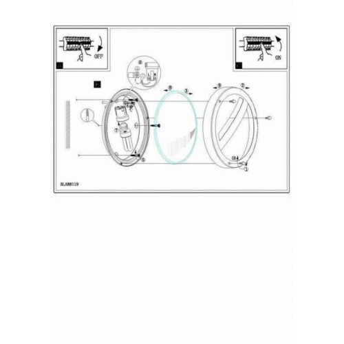 Світильник вуличний Eglo 88119 SEVILLA